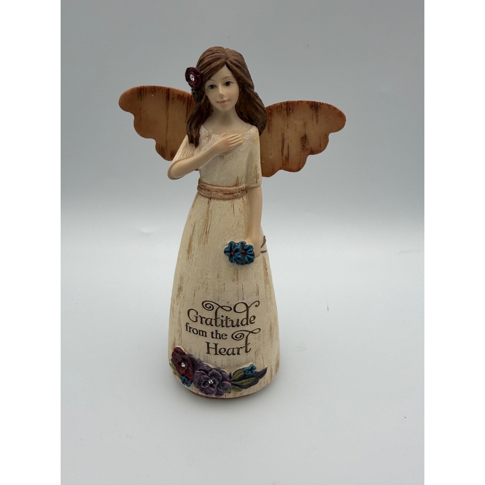 Simple Spirits Angel Figurine Gratitude from the Heart Pavilion Gift 03009 6in